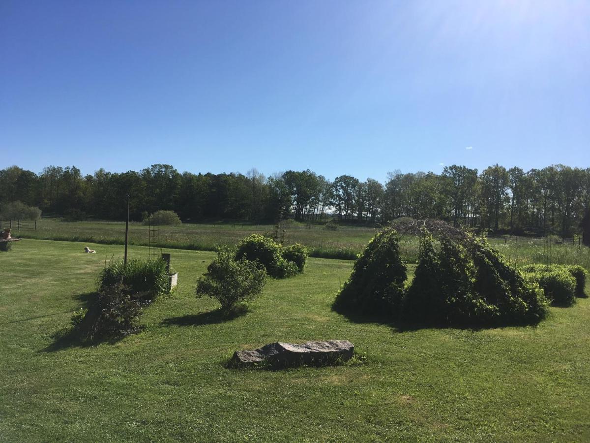 Liten Stuga Mitt I Naturen Pa Kinnekulle Hallekis Exterior photo